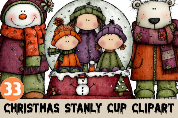 Christmas Stanly Cup Clipart Review for Professional Illustrations