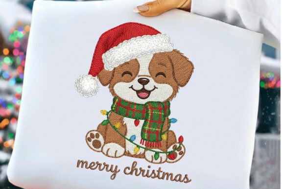 Crochet Christmas Puppy PNG Review for Illustrations
