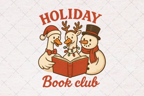 Funny Christmas Goose Book Club Embroidery Design Review