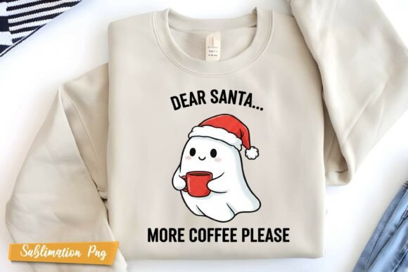 Ghost Christmas Hat PNG: Seasonal Illustrations for Editorial Design