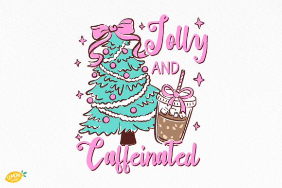 Girly Christmas PNG Sublimation for Illustrations