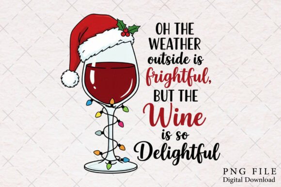 Merry Christmas Wine Party Png Review: A Festive Graphic Design Asset