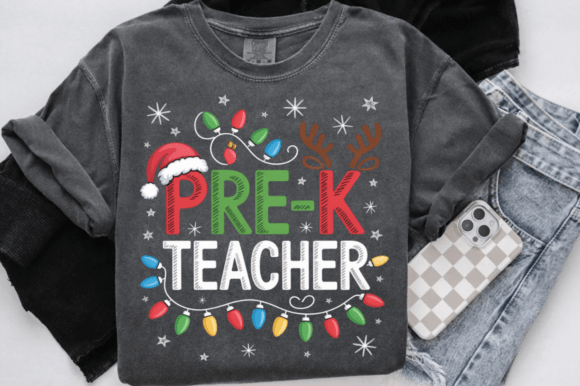 Pre-K Teacher Christmas PNG Design: A Designer’s Review