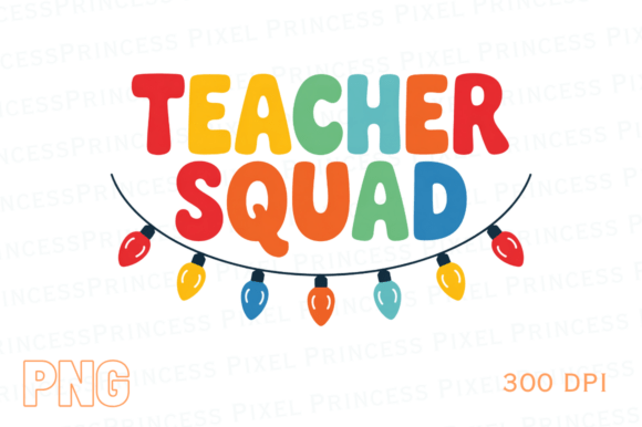 Teacher Squad Christmas PNG Teacher Embroidery Design Review
